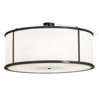 Meyda White 186956 - 48&#34; Wide Arcas Semi-Flushmount