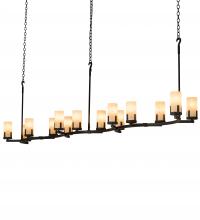 Meyda White 195850 - 118&#34; Long Cero 14 Light Oblong Chandelier