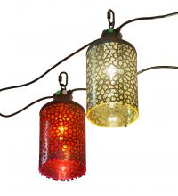 Meyda White 211091 - 720&#34; Long Tortola 17 Lantern Pendant