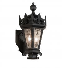 Meyda White 229698 - 14&#34; Wide Chaumont Wall Sconce