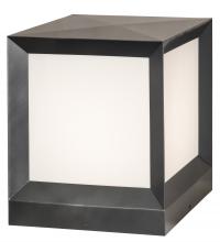 Meyda White 242622 - 16&#34; Square Cubism Pier Mount