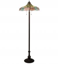 Meyda White 242789 - 60&#34; High Wisteria Floor Lamp