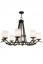 Meyda White 247296 - 48&#34; Wide Octavia 8 Light Chandelier