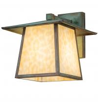 Meyda White 247818 - 11.5&#34; Wide Stillwater Straight Arm Wall Sconce