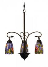 Meyda White 27414 - 23&#34;W Rosebush 3 LT Chandelier