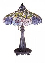 Meyda White 30452 - 26"H Wisteria Table Lamp