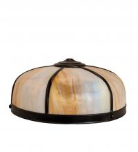 Meyda White 52048 - 18&#34; Wide Arts & Crafts Dome Shade