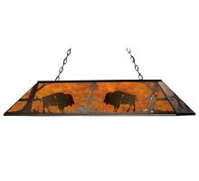 Meyda White 65417 - 60&#34; Long Buffalo Oblong Pendant