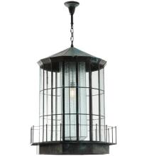 Meyda White 66801 - 28.5&#34;W Lighthouse Lantern Pendant