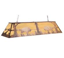 Meyda White 67749 - 61&#34;L Buffalo Oblong Pendant